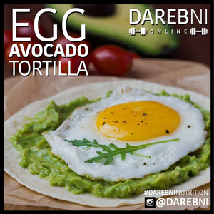 Egg Avocado Tortilla راب التورتيا بالبيض والأفوكادو
