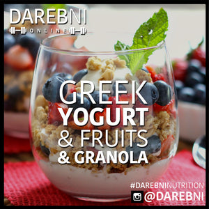 Greek Yogurt Fruits Granola