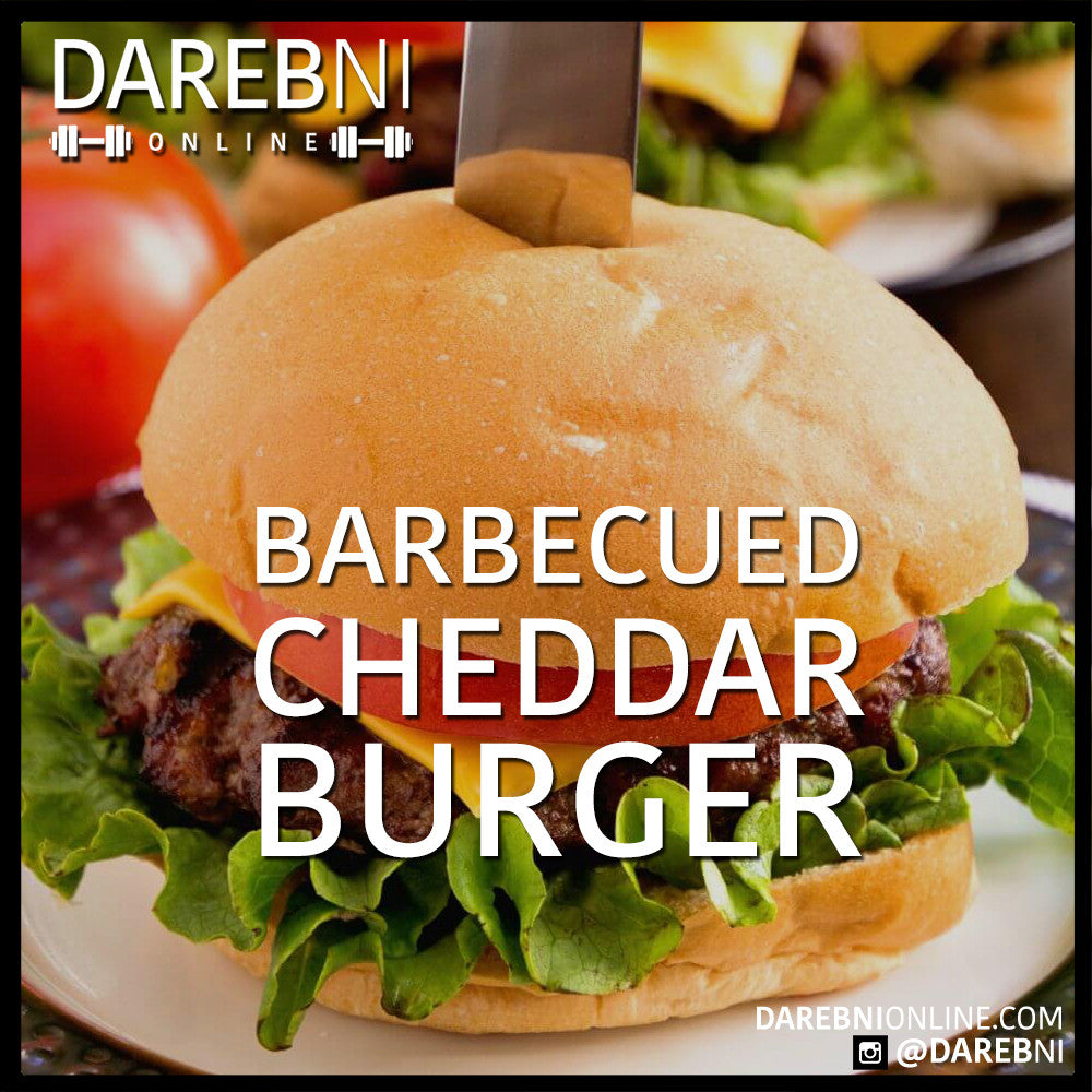 Barbecued Cheddar Burger برجر الباربيكيو والتشيدر