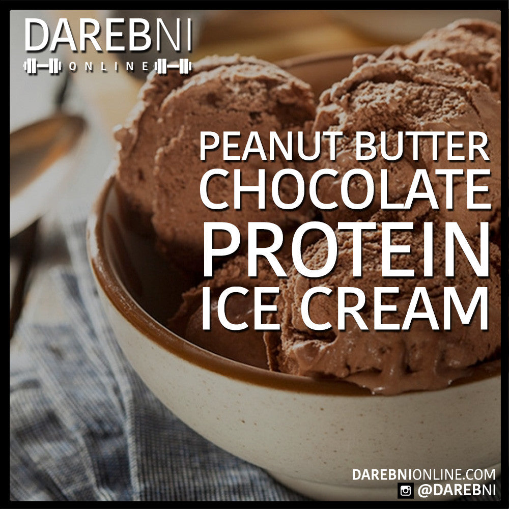 Peanut Butter Chocolate Protein Ice Cream