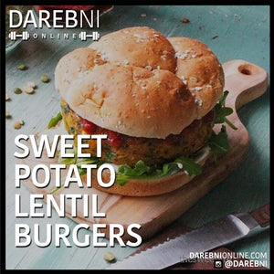 Sweet Potato Lentil Burger